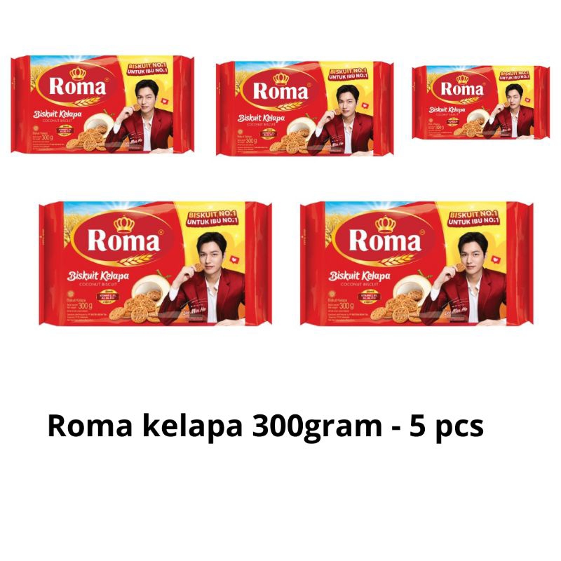 

roma kelapa biskuit 300gram - 5 pcs