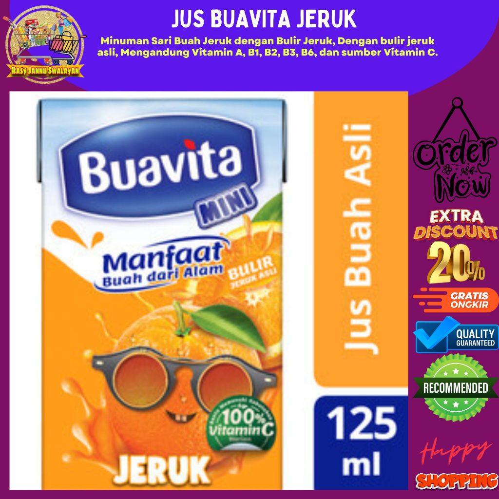 

Buavita Mini Jeruk 125ml