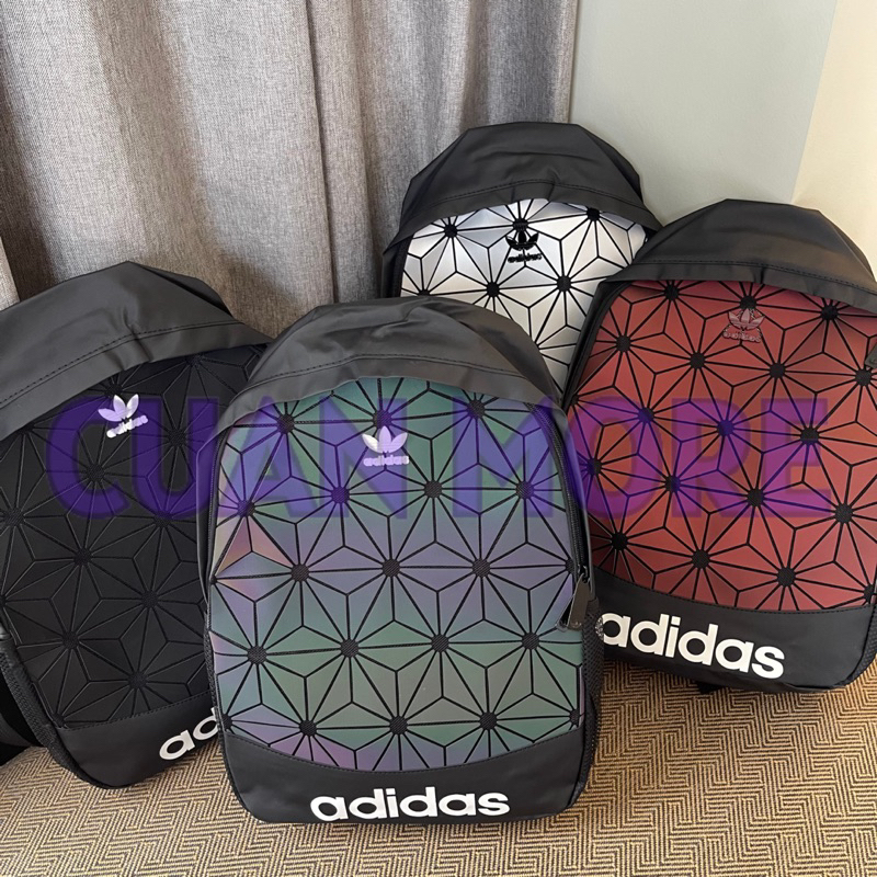 ADlDAS BAGPACK / TAS RANSEL ADlDAS XENO lSSEY MlYAKE 3D REFLECTIVE GITD
