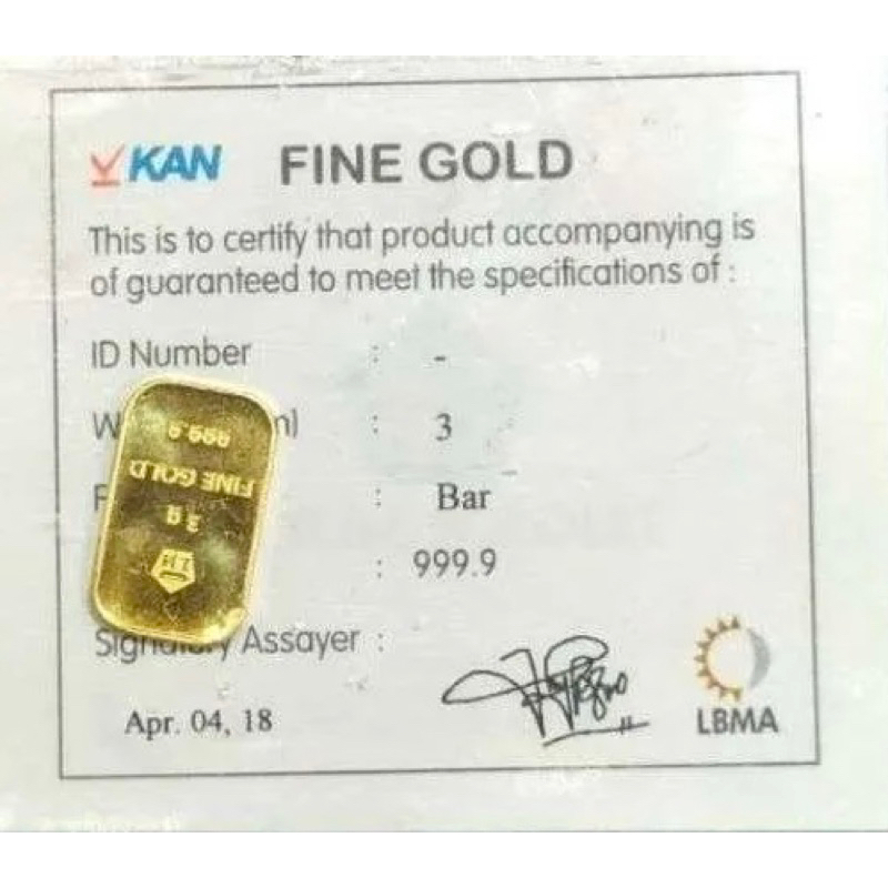 Mas Antam berdiri 3 gr logam mulia antam perhiasan cantik wanita 100% real