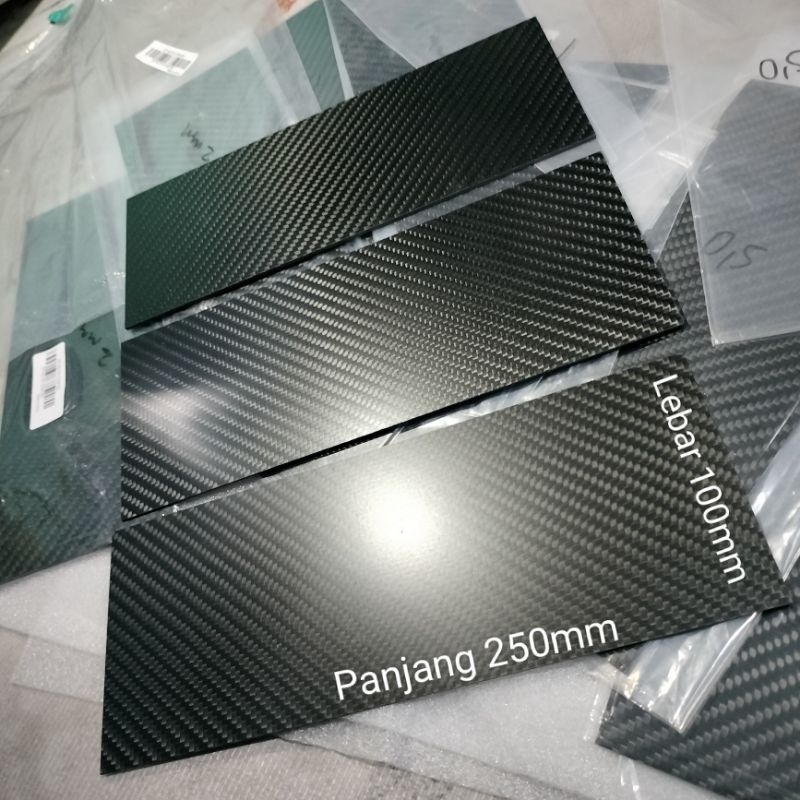 Karbon fiber lembaran serat papan carbon fibre plate sheet membran lidah