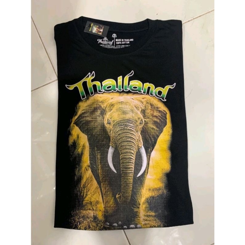 kaos oleh-oleh thailand gajah RAJA GAJAH KING KAOS SOUVENIR