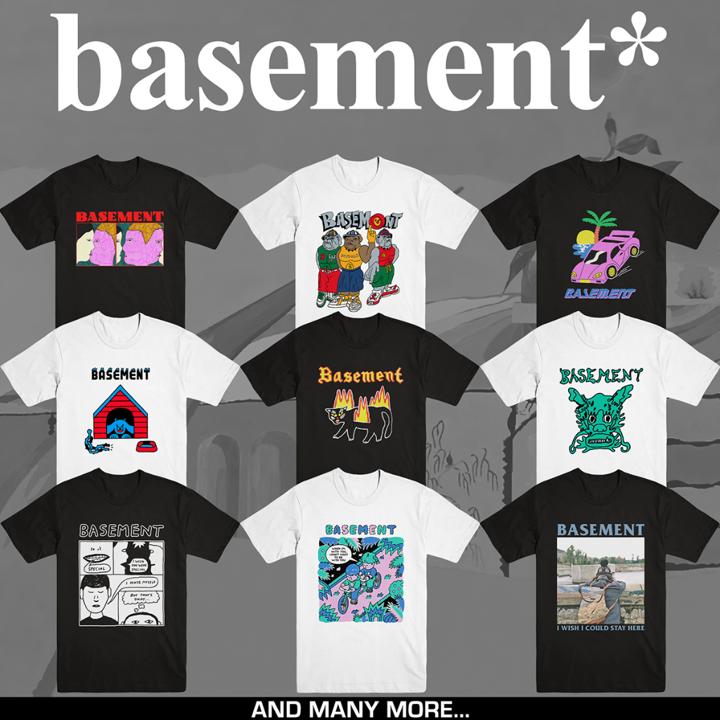 BASEMENT | T-SHIRT BAND | HARDCORE - GRUNGE | MERCHANDISE