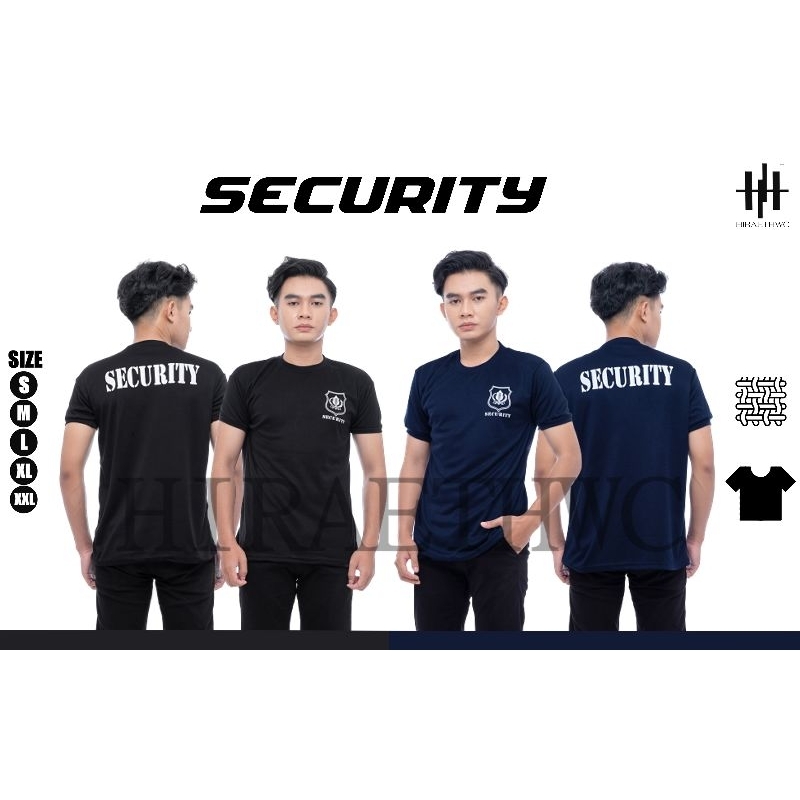 KAOS SECURITY SATPAM LENGAN PENDEK BAJU SATPAM NAVY