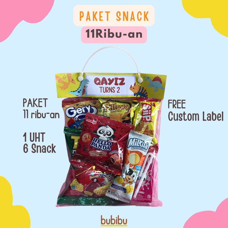 

PAKET SNACK 11Ribu-an | Paket Snack Ulang Tahun | Souvenir Snack | Hampers Snack