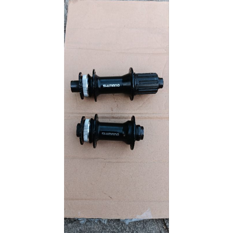 hub freehub shimano mt400 ta 15x100 / 12x148 centerlock 32hole