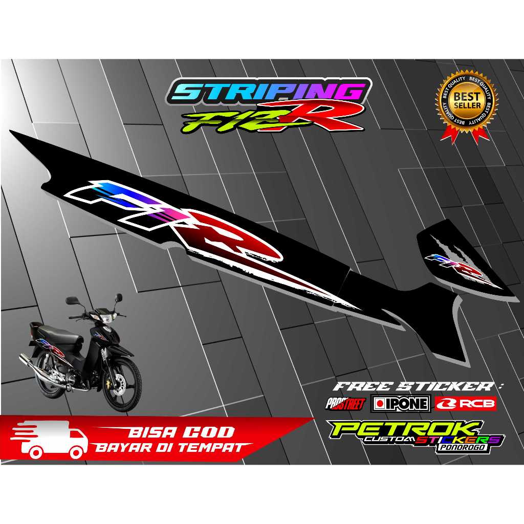 STRIPING VARIASI MOTOR YAMAHA FIZ R / STICKER LIST MOTOR YAMAHA FIZ R
