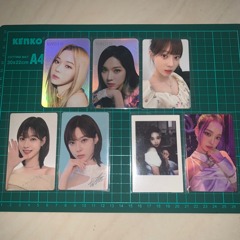 PC PHOTOCARD AESPA WINTER KARINA HOLOGRAM FOREVER NEXT LEVEL SG22 MEDIHEAL POLAROID GIRLS DIGIPACK