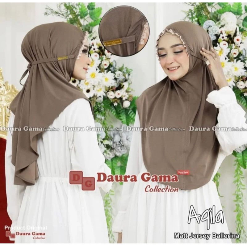 Daura gama kerut|kerut dahi premium|hijab daily