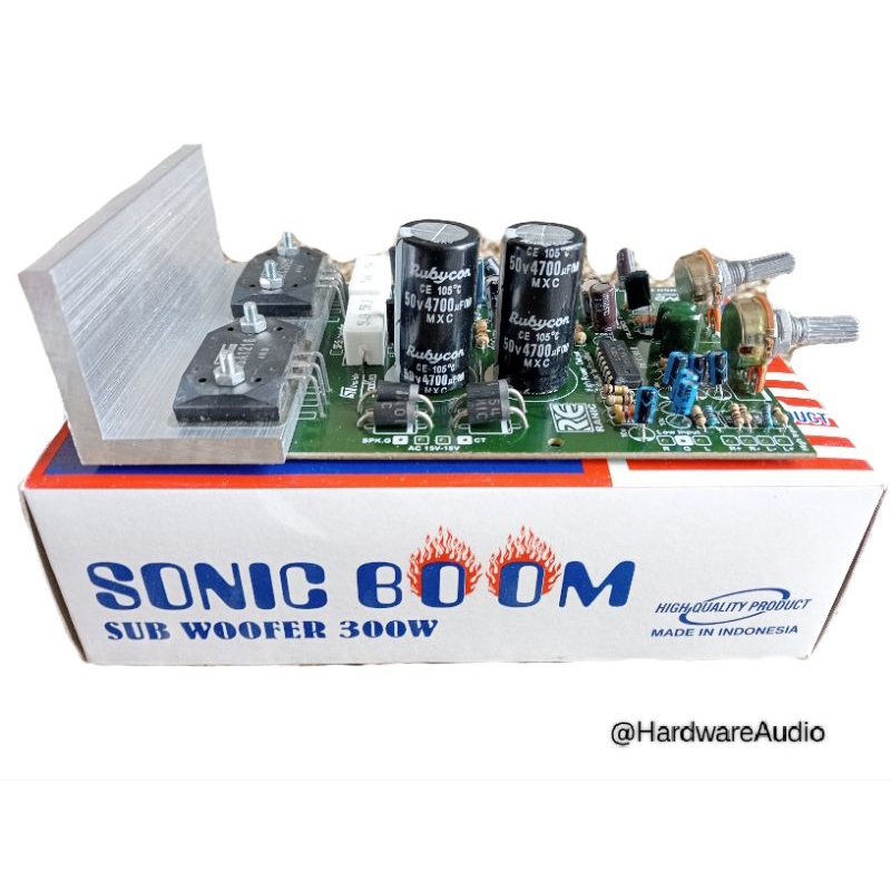 Kit aktif subwoofer sonic boom 300w