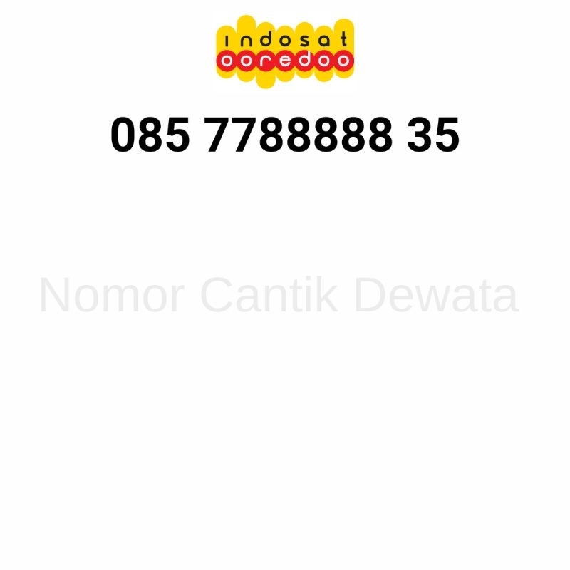 Nomor Cantik Im3 Kartu Perdana Indosat Nomer Cantik Seri 88888