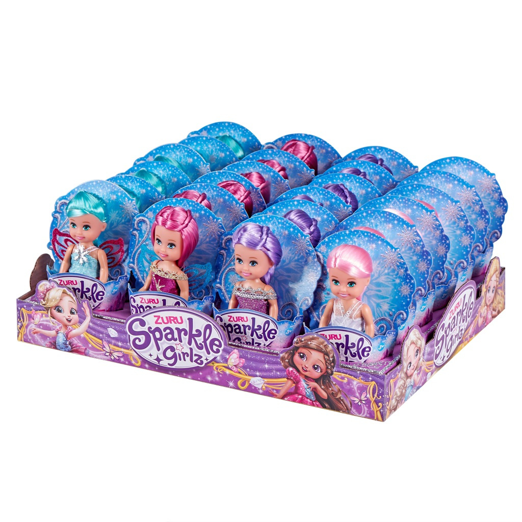 Zuru Sparkle Girlz Princess Cupcakes Mainan Boneka Mini
