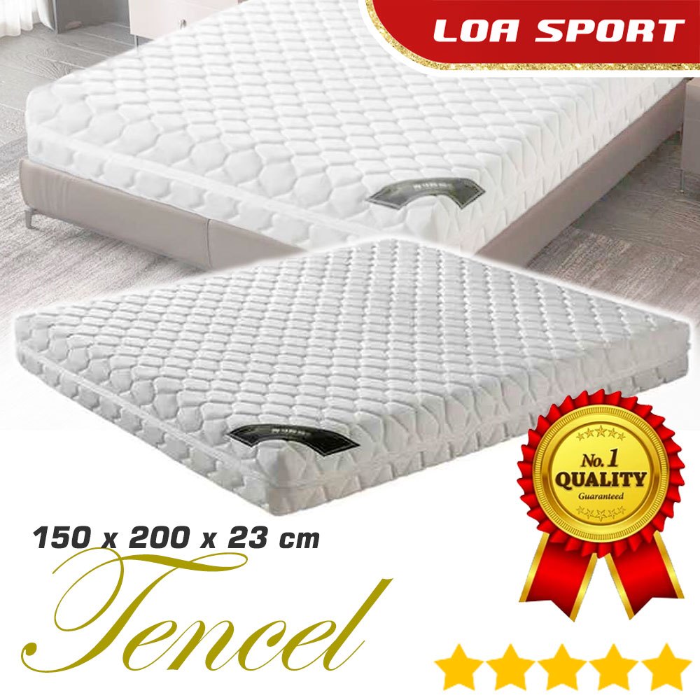 Kasur Latex Spring Bed High Density Foam Hypo Allergenic 150 x 200 cm