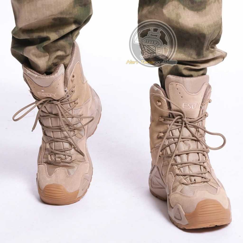 [ESDY999]Sepatu Boots Pria/ Sepatu Tactical Boots 8 inc Bahan Cordura/Sepatu ESDY 8 in/Sepatu PDL Ba