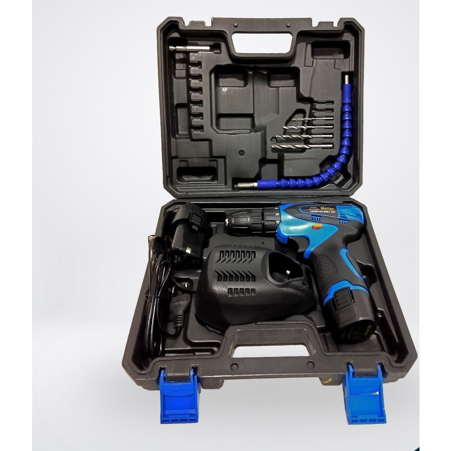 Cordless Screwdriver Set Mesin Bor Obeng Bor Portable MOLLAR CDD585