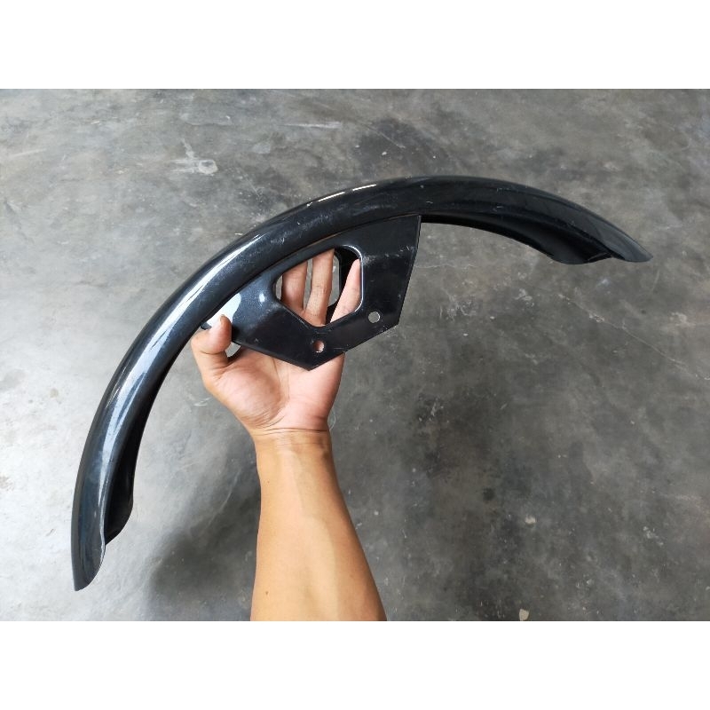 Front Fender Spakbor Spakboar Slebor Depan Kawasaki W175 Original Bekas Copotan Motor Second 2nd