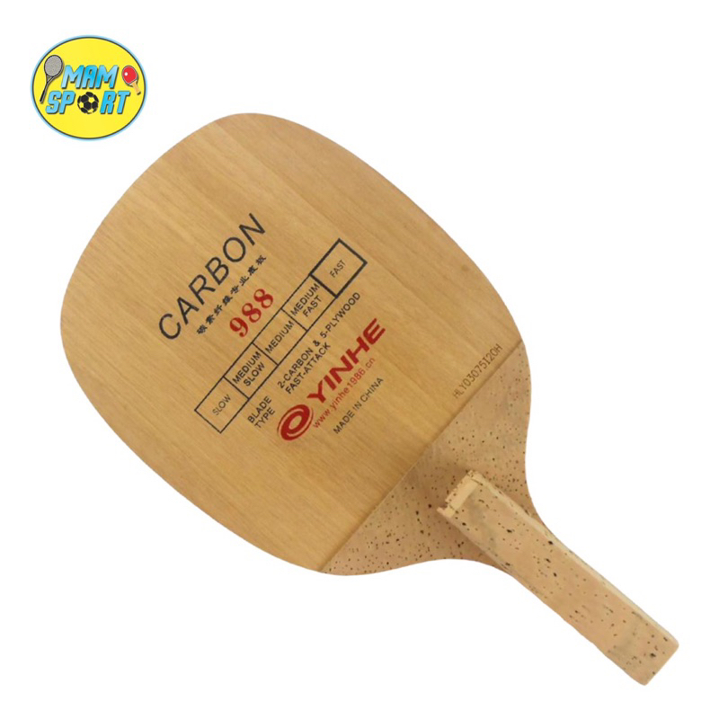 Kayu Bet Pingpong Tenis Meja YINHE 988 Carbon Penholder Japanes
