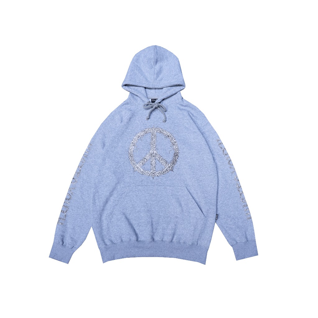 HUSTED WORSE GREY HOODIE