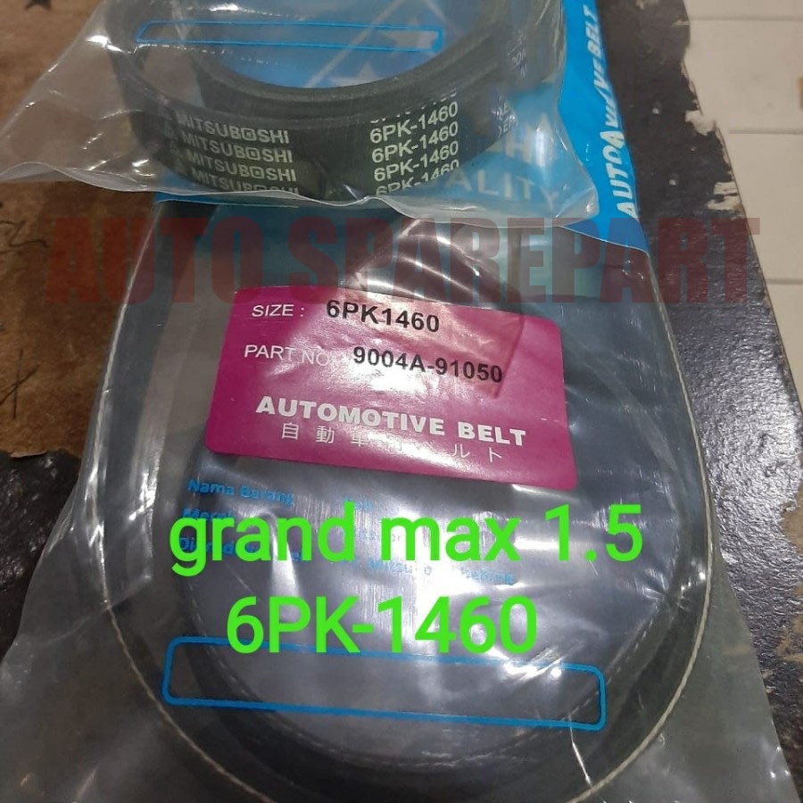 fan van v belt tali kipas 6pk-1460 grandmax max luxio 1.5cc 6pk1460