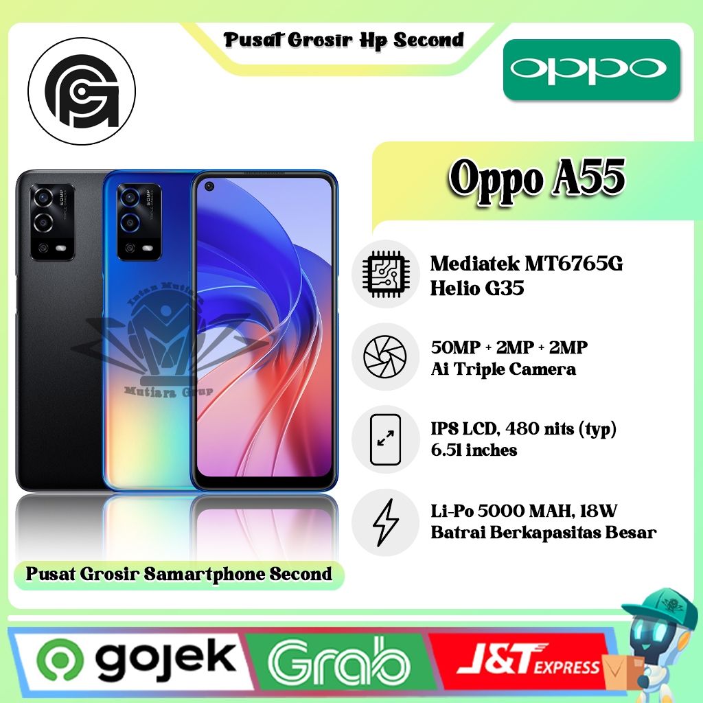 Oppo A55 4GB/64GB (SECOND)