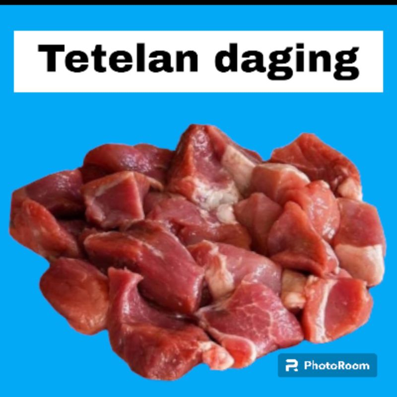 

tetelan daging segar