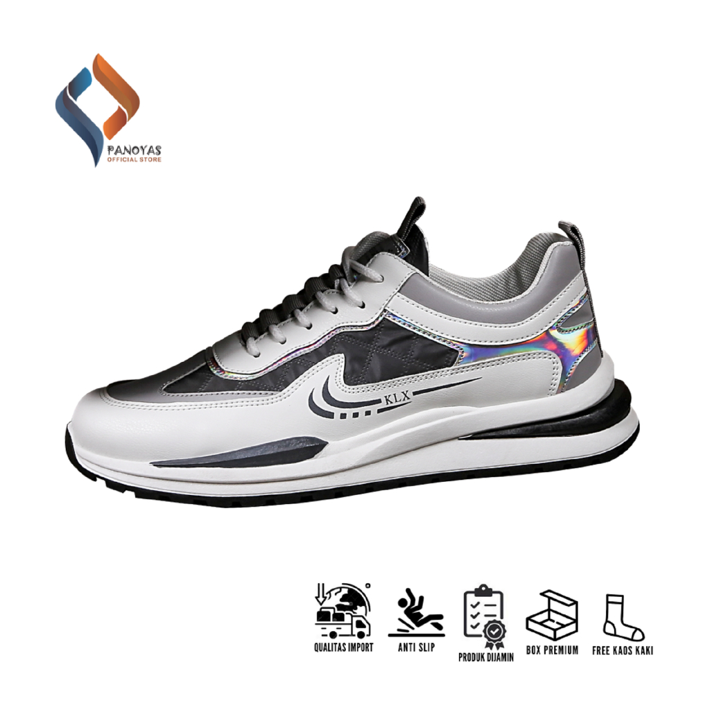 Sepatu Sneakers Sporty joging Pria Terbaru Original Import Sepatu Outdoor Best Quality Anti Slip KLX