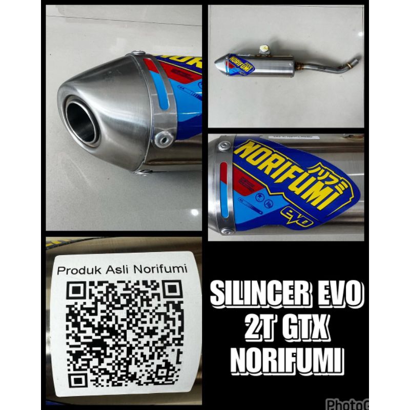 Silincer Knalpot NORIFUMI EVO Original - GTX 2T