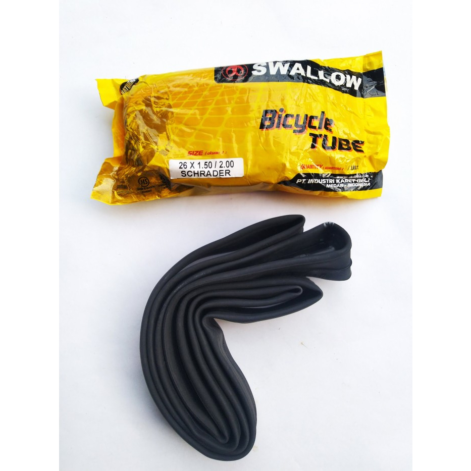 Ban Dalam Sepeda Ukuran 26 Inch MTB 26 x1.50 Schrader AV Ban Dalam Swallow