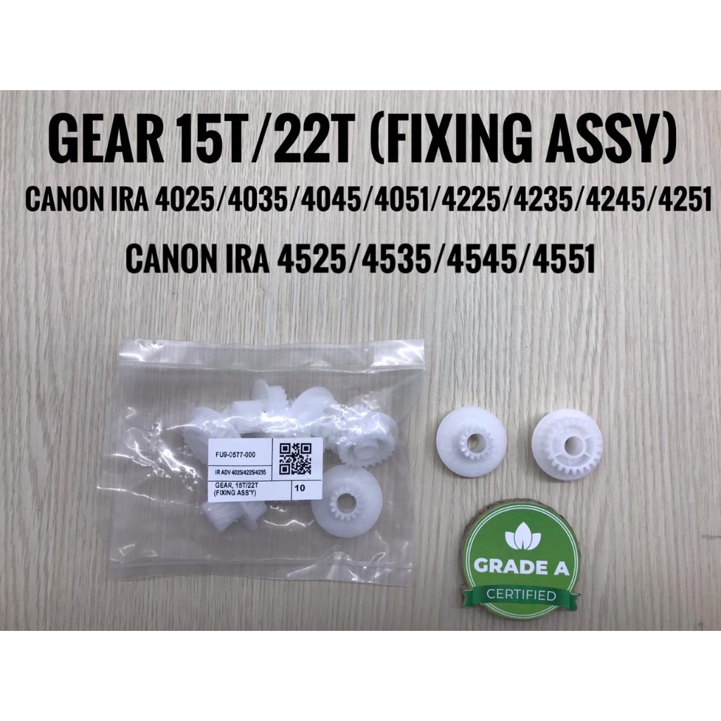 GEAR 15/22 FIXING UNIT CANON IRA 4025/4225/4051/4251/4525/4545/4551