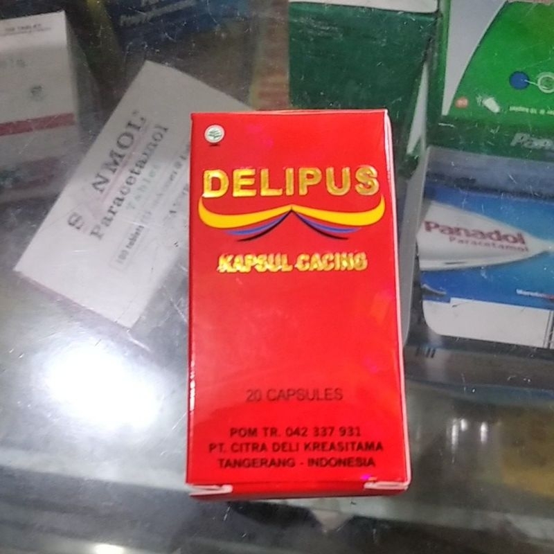 NF Delipus 20kapsul kapsul cacing