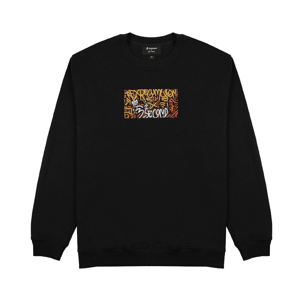 3Second x RRQ Graffity Doodle Crewneck Sweater