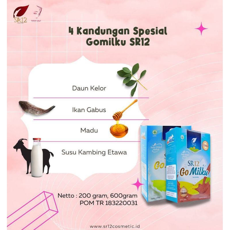 

susu etawa GoMilKu SR12 200 gr