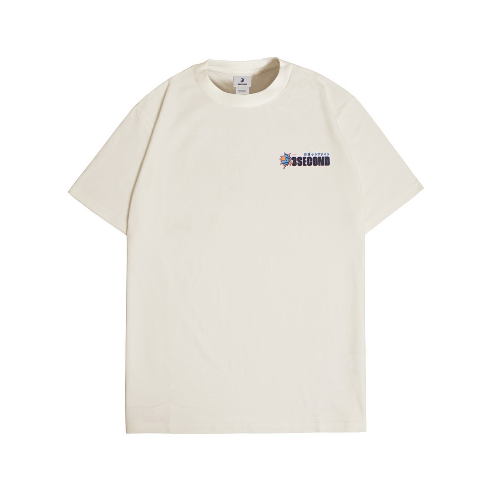 3Second Kaos Lengan Pendek Pria Katun T-Shirt Oversized Japan series Back Design Tee C130523