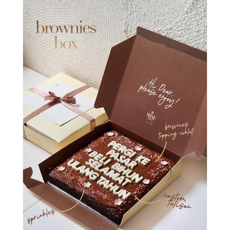 

Misu Sweet - Brownies Box