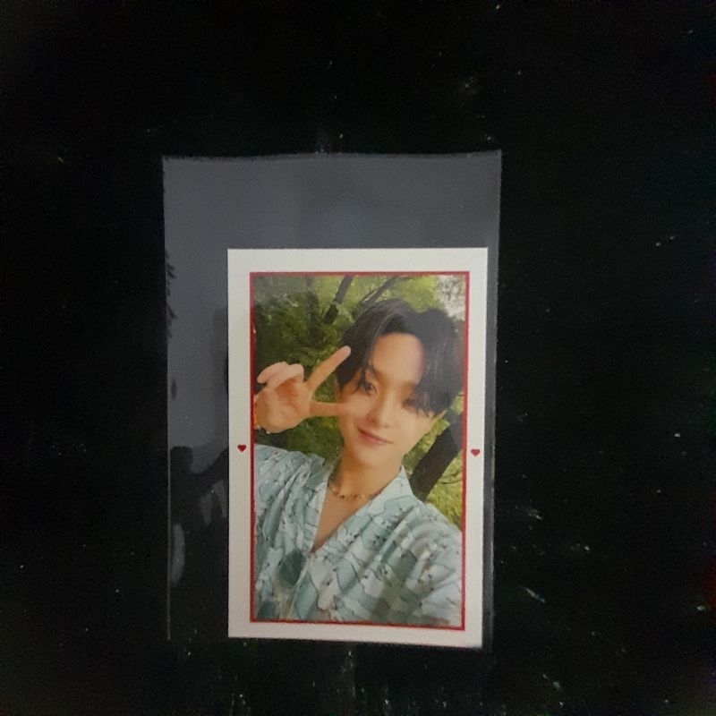Official photocard Park jihoon random photocard selfie 2nd anniversary magazine Poca pc rpc selca 지훈