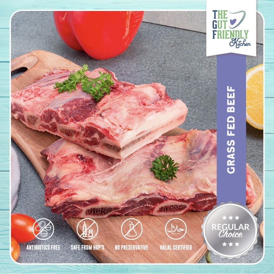 

GRASS FED BACK RIBS | IGA KONRO SLICE BY THE GUT FRIENDLY KITCHEN GRASS FED FINISHED BEEF