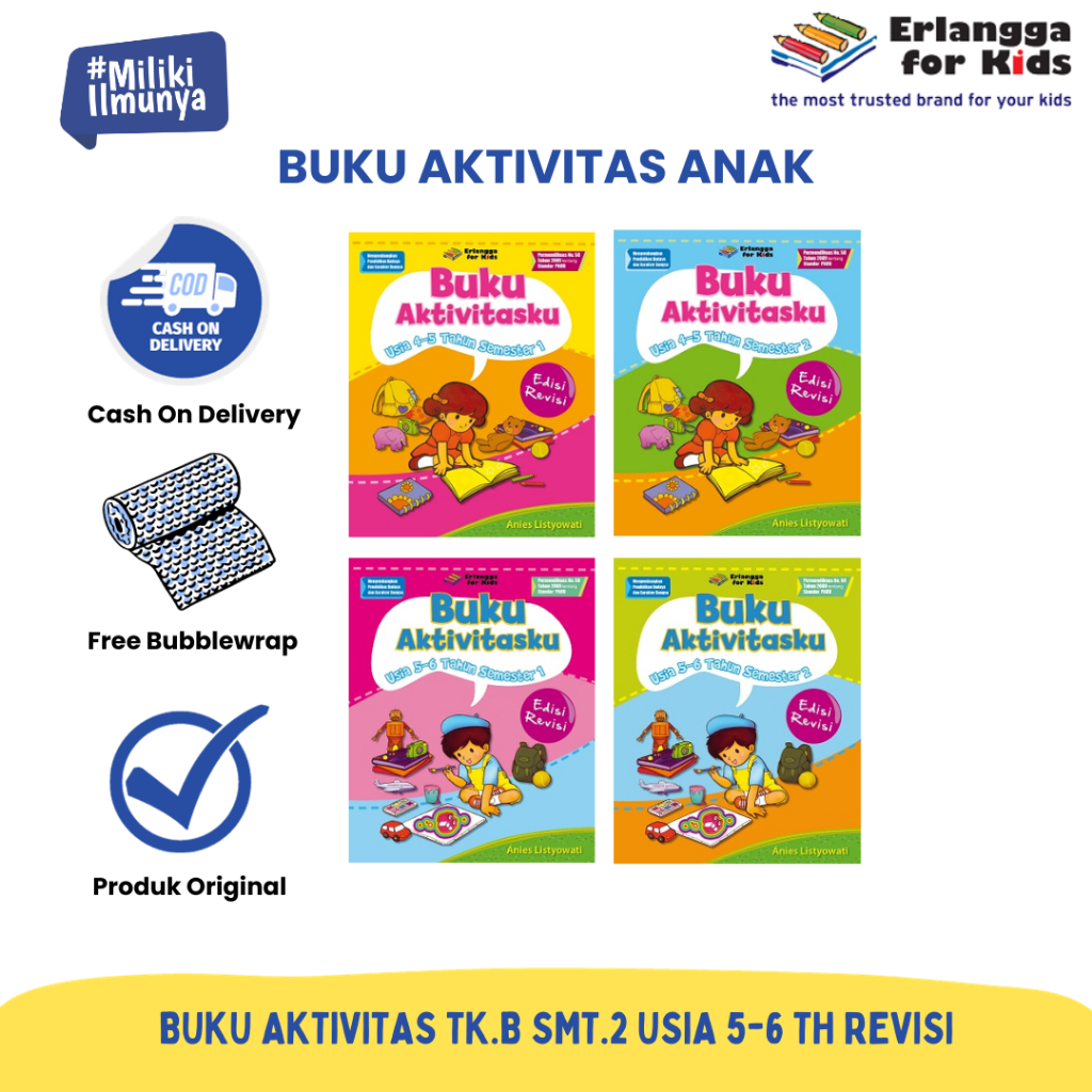 [Erlangga] Buku Paud: Buku Aktivitasku