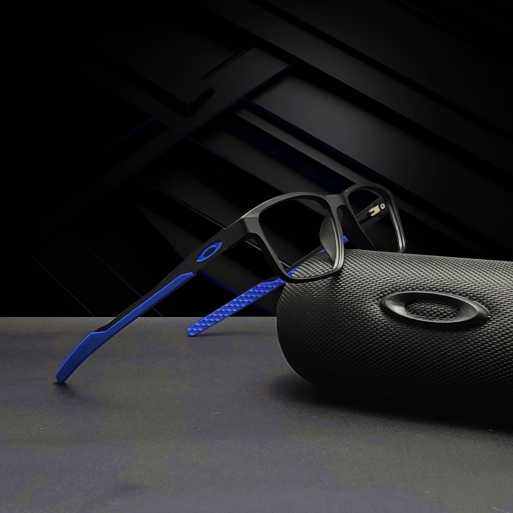 KACAMATA FRAME OK 8031 MINUS/PLUS BLUERAY PHOTOCROMIC BLUECROMIC PROGRESIF OK 8031 UNISEX ANTI SILAU