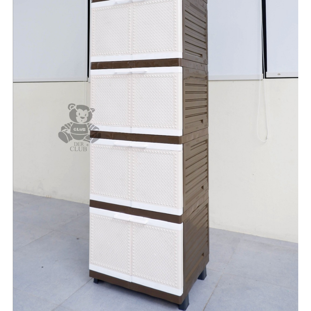 LEMARI PLASTIK CLUB MINI - MINI SOR 4 SUSUN / CLUB MINI SOR 4 SUSUN