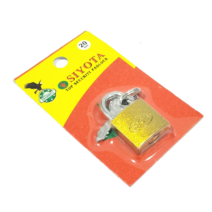 Gembok Kecil Kuning Untuk Tas / Kunci Koper Ukuran 20mm