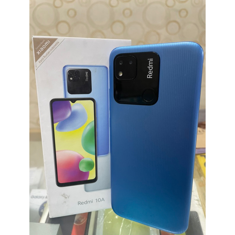 redmi 10a ram 4/64 fullset second