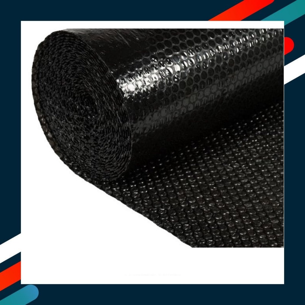 

Bubble Wrap hitam tambahan packing