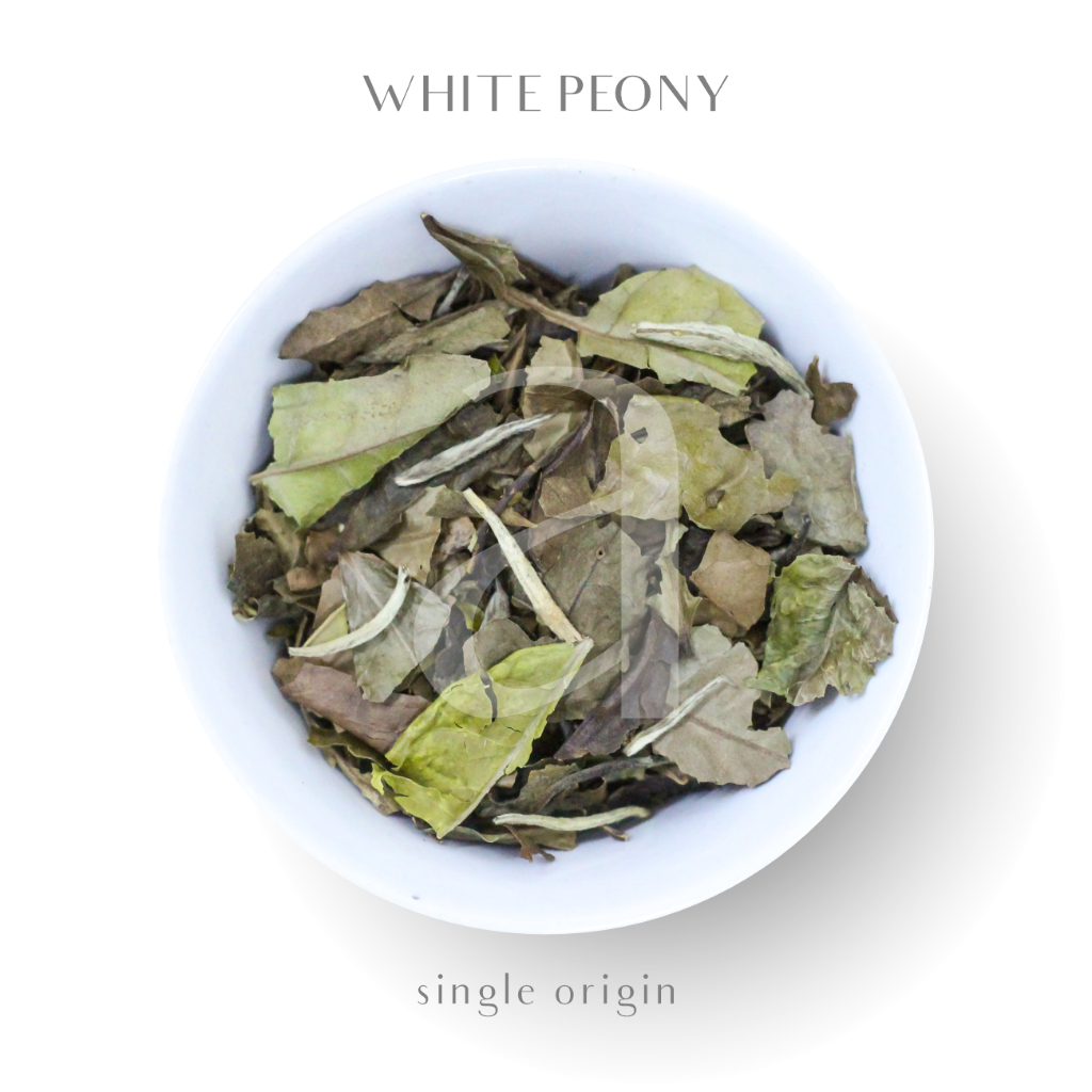 

White Peony White Tea / Teh Putih Premium / Teh Putih Organik / Loose Leaf Tea - Daun Teh Utuh