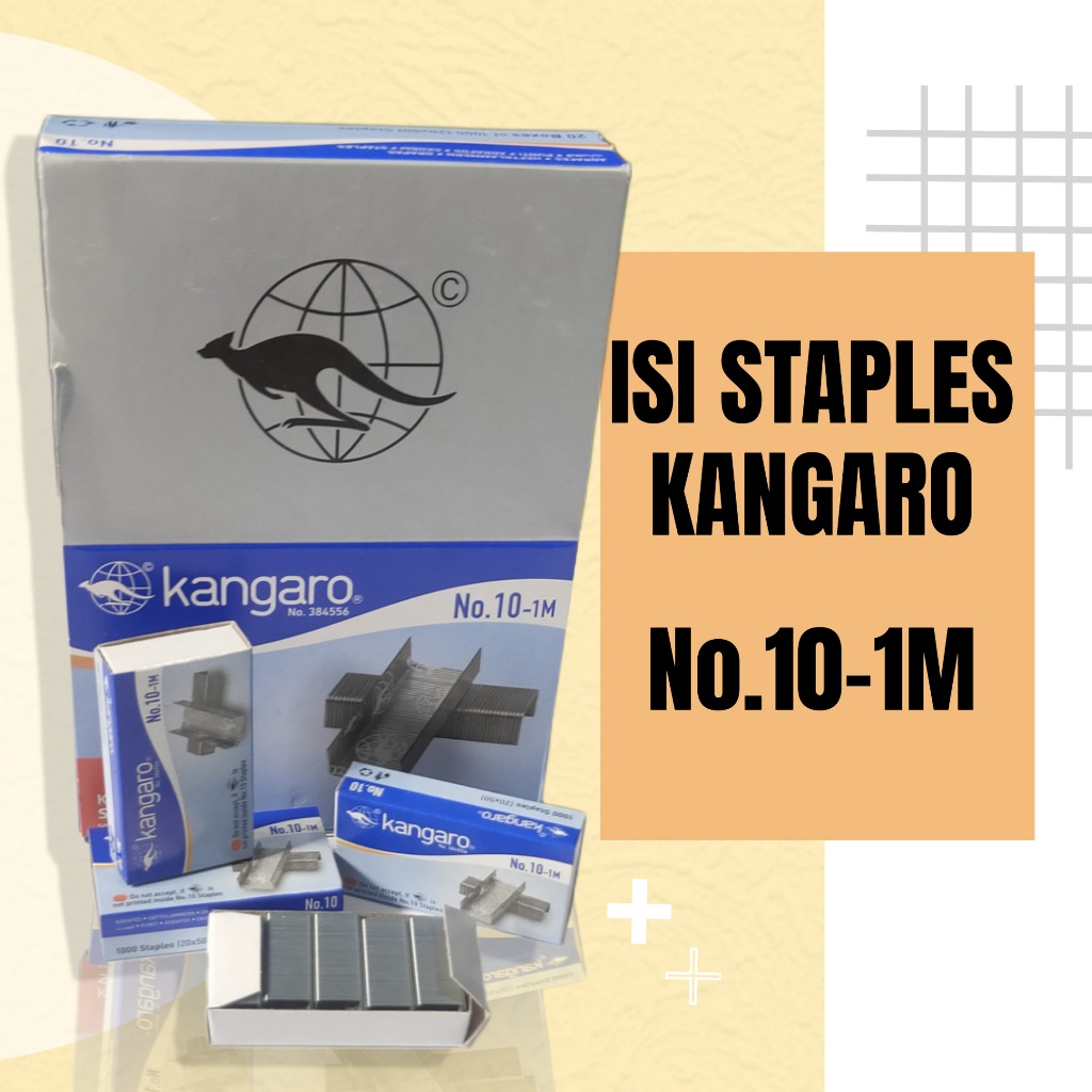 

ISI STAPLES KANGARO NO.10-1M/ ISI STAPLES