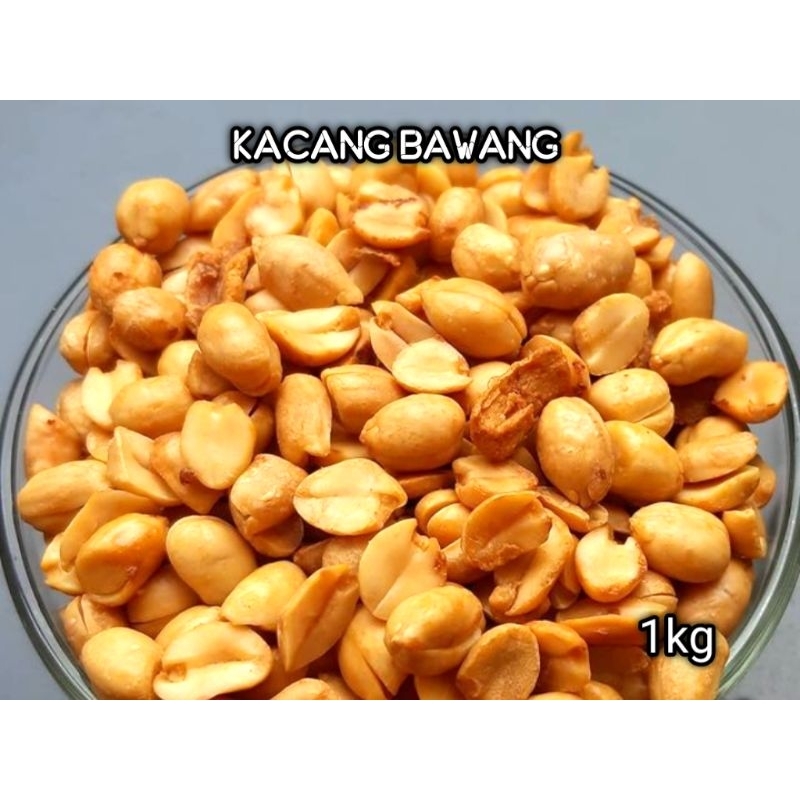 

ILAN DIHYAH SHOP - Kacang Bawang kacang tanah goreng 1kg