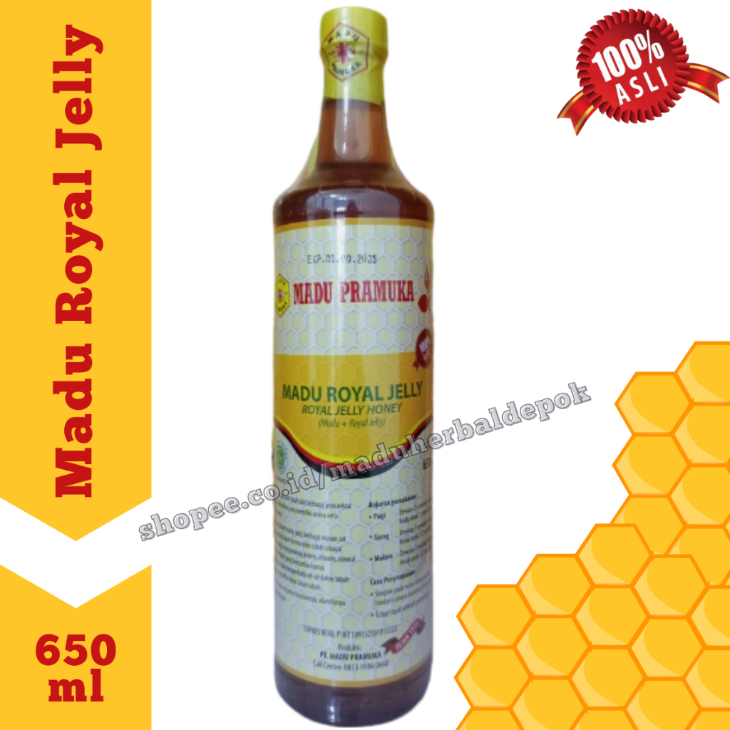 

Madu Pramuka Royal Jelly 650 ml