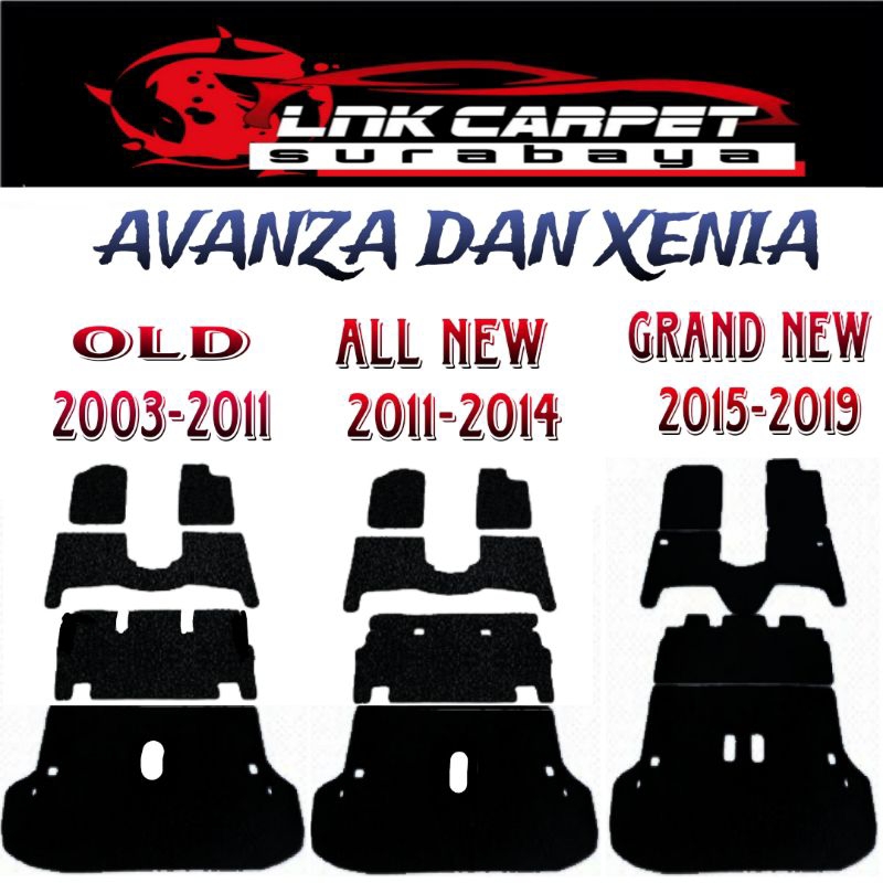 KARPET MOBIL MIE BIHUN AVANZA / XENIA / AKSESORIS AVANZA /AKSESORIS XENIA / INTERIOR AVANZA