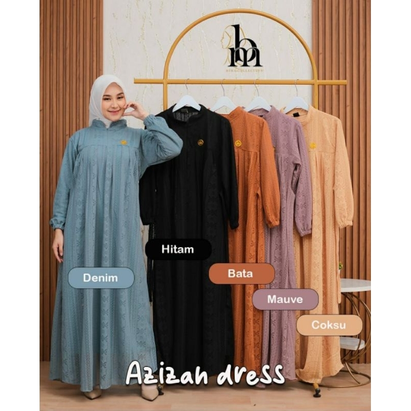 HIMAWARI - AZIZAH DRESS /  GAMIS FULL BARUKAT / DRESS KONDANGAN / DRESS WANITA KEKINIAN / GAUN PESTA
