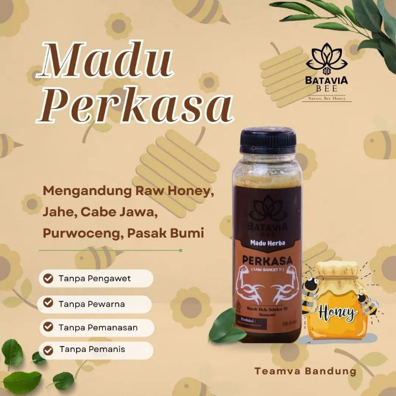 

MADU PERKASA by Batavia Bee solusi untuk Stamina Para Pria 310gr