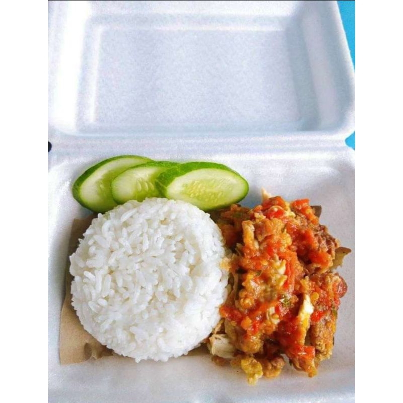 

nasi ayam geprek